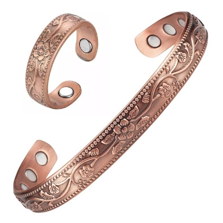 Copper rings for healing outlet